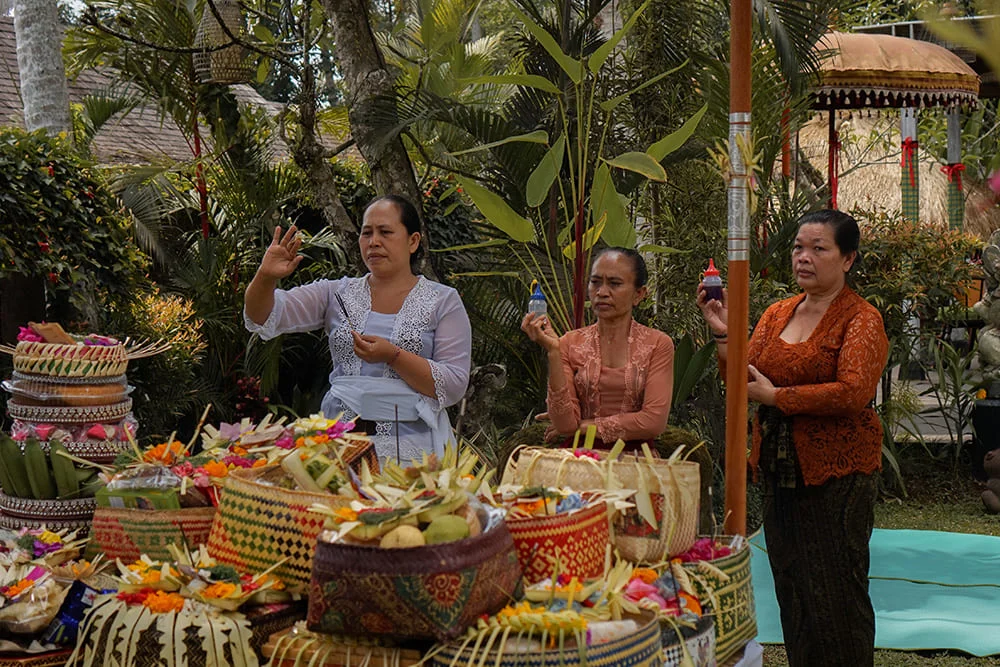 Celebrating Odalan at Ubud Padi Villas